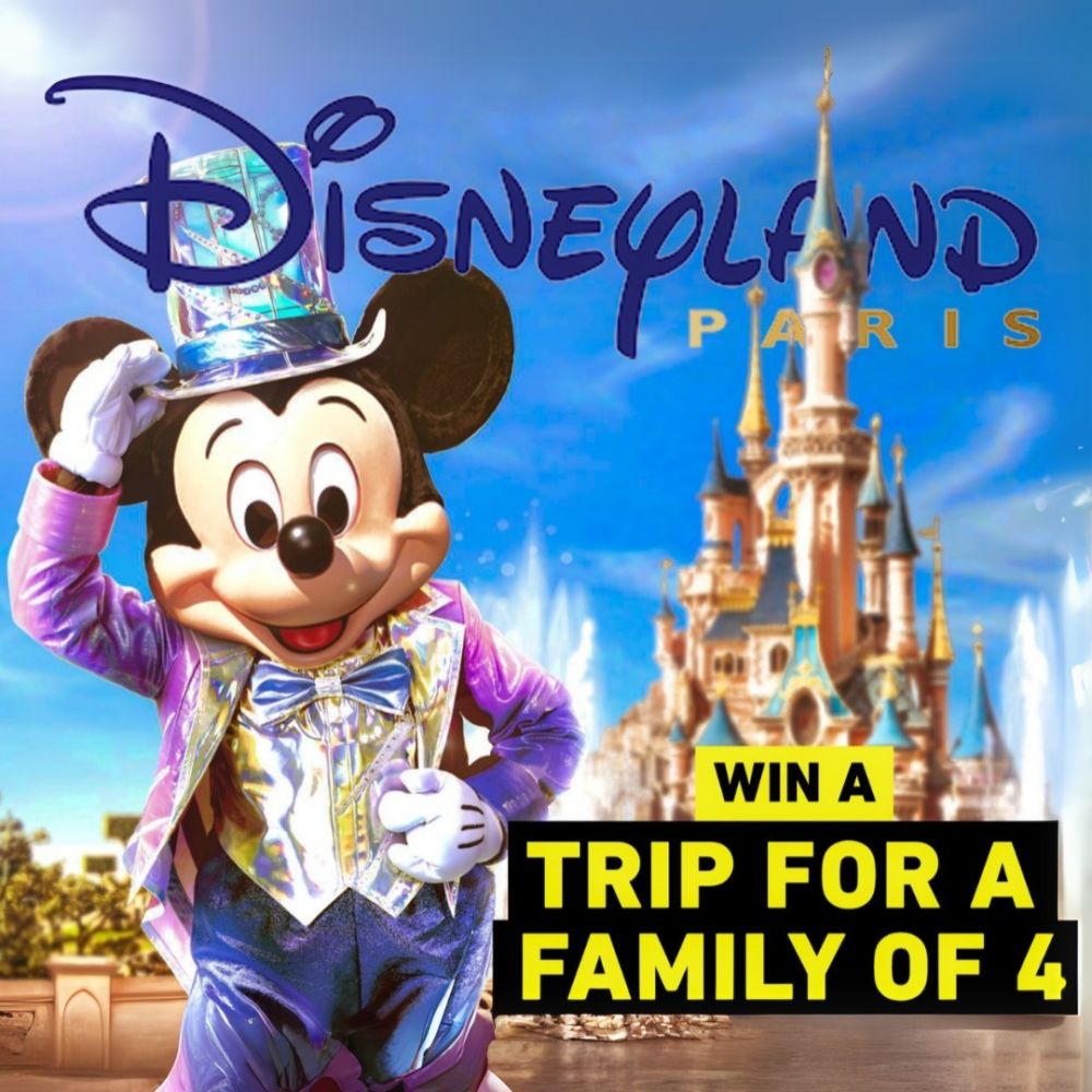 DISNEYLAND PARIS TRIP FOR FAMILY OF 4!