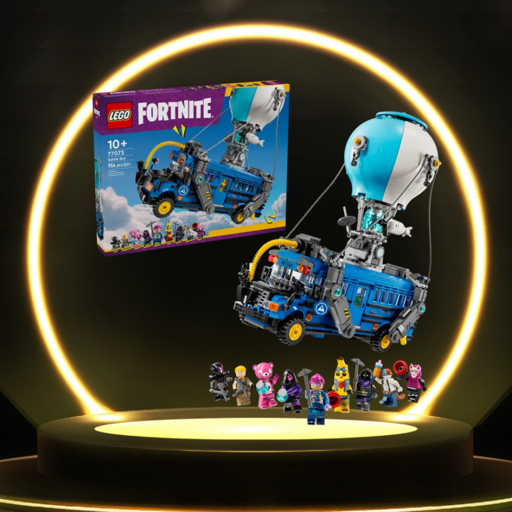 LEGO FORTNITE BATTLE BUS SET!