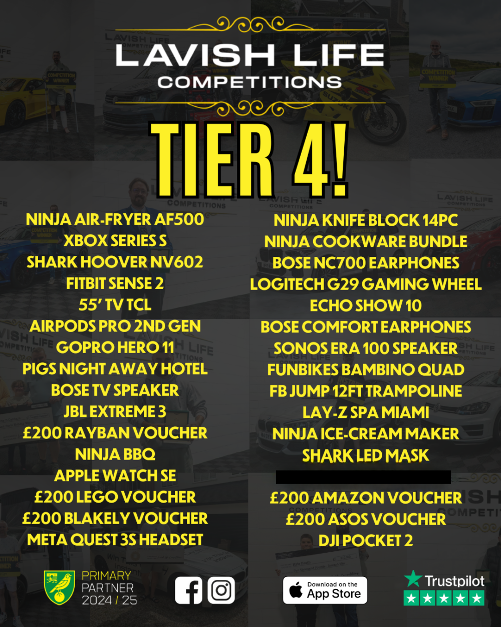 TIER COMP - CHOOSE YOUR OWN PRIZE + £1,000 END PRIZE! - Image 5