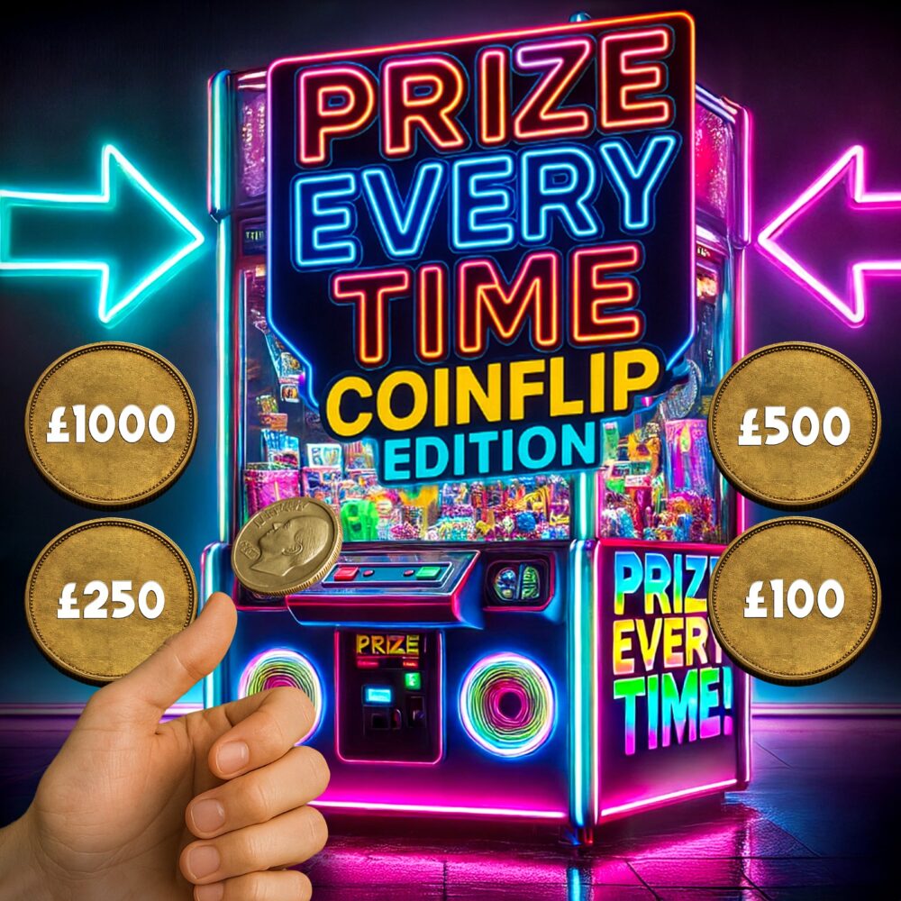 COIN-FLIP PRIZE EVERYTIME! 6000 TICKETS/6000 WINNERS!#1