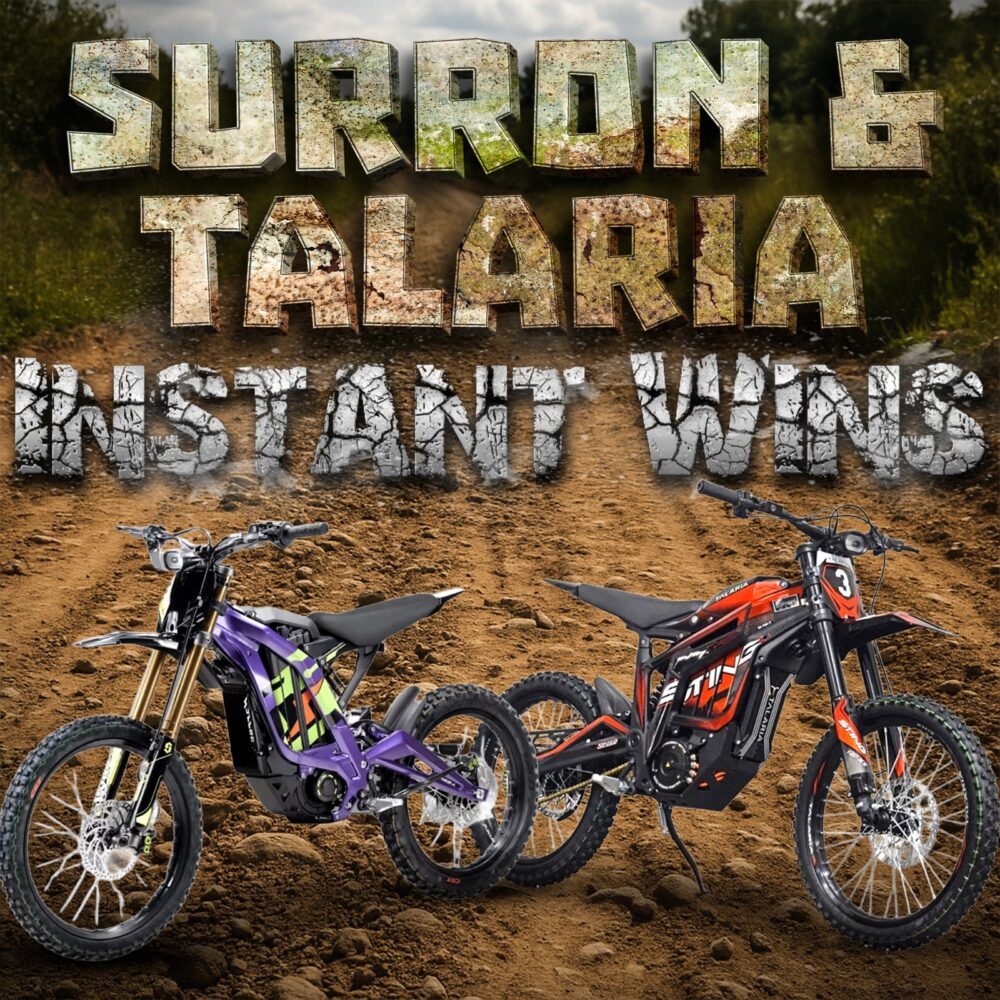 SURRON & TALARIA ELECTRIC BIKE INSTANT WINS!