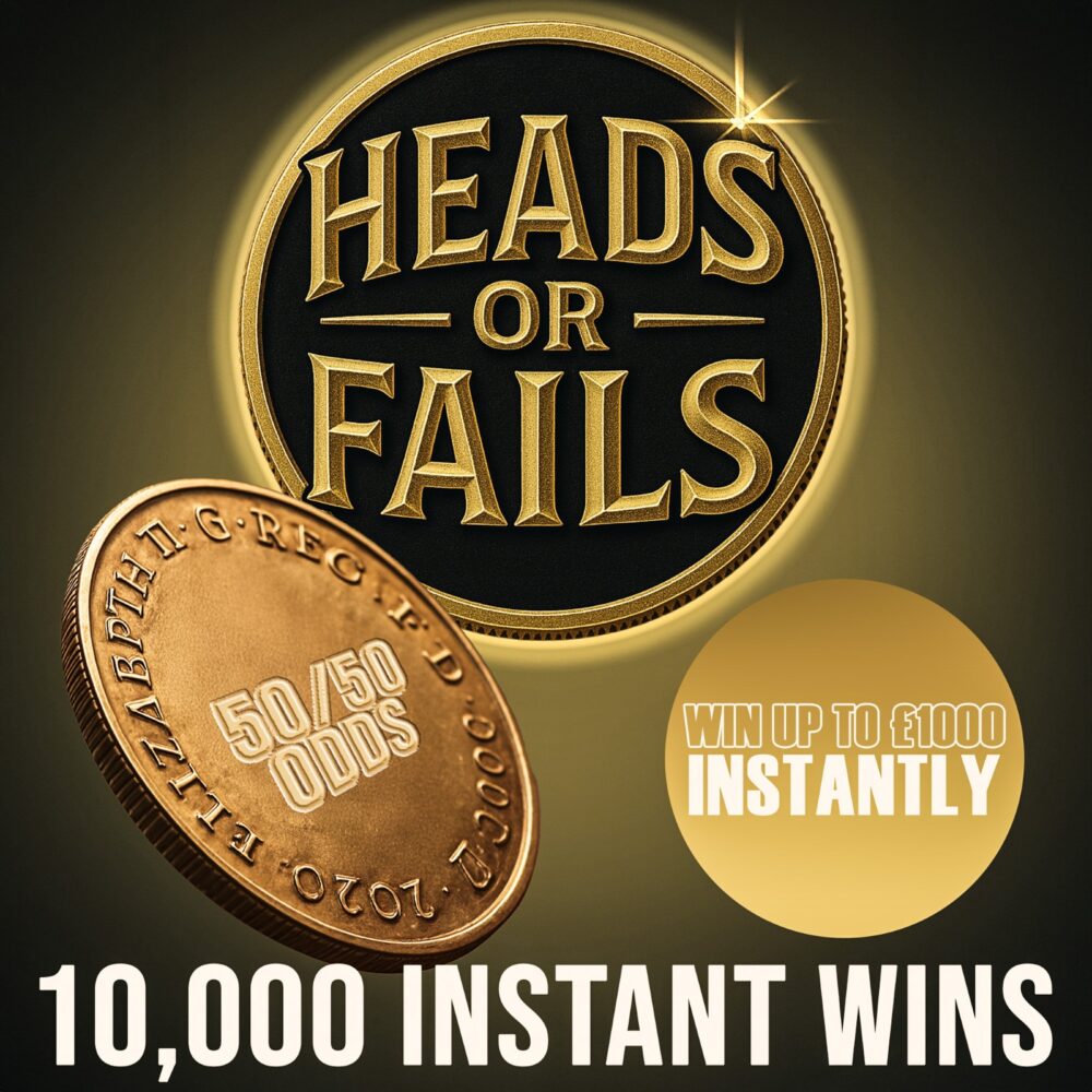 HEADS OR FAILS - COIN-FLIP : 50/50 CHANCE OF WINNING!#1