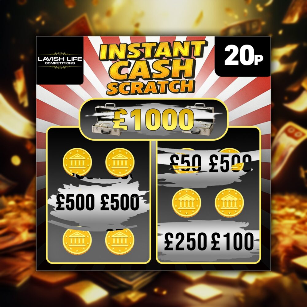 INSTANT CASH SCRATCH - WIN UP TO £1000 INSTANTLY!#13
