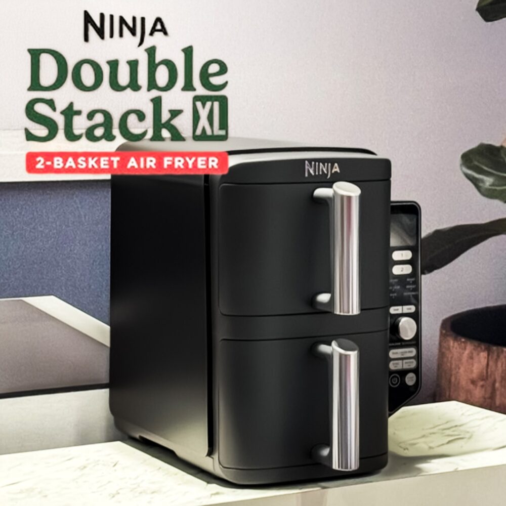 NINJA DOUBLE STACK XL 9.5L AIR-FRYER!