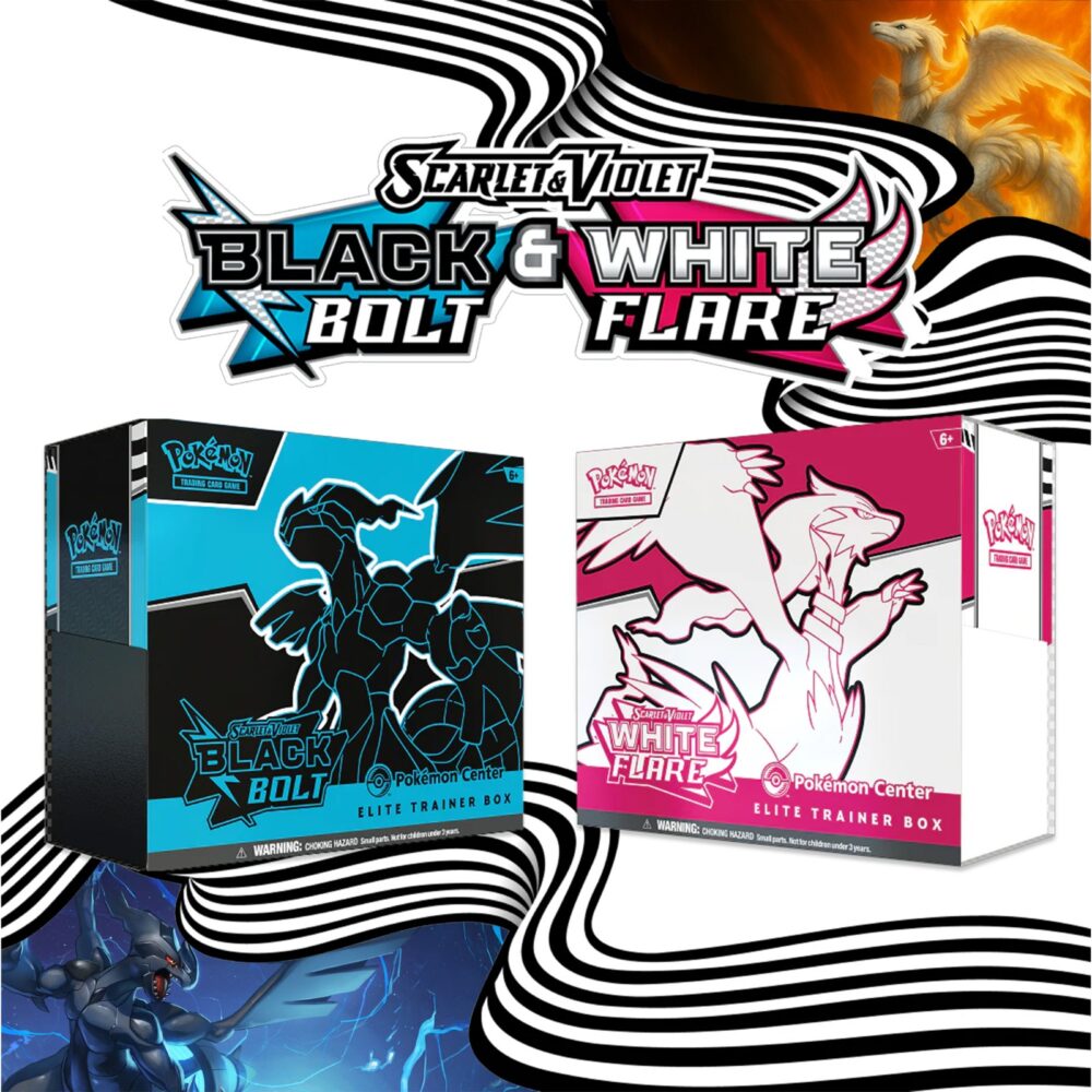 POKEMON BLACK BOLT + WHITE FLARE ELITE TRAINER BOXES!