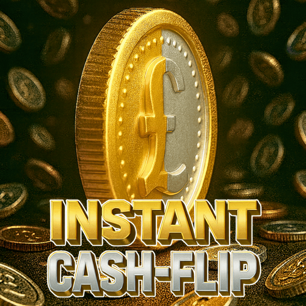 INSTANT FLIP - CASH INSTANTS: COIN-FLIP FEATURE ENABLED+ £500 END PRIZE!