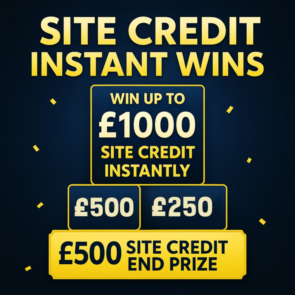 LAVISH CREDIT INSTANT WINS + £500 CREDIT END PRIZE!
