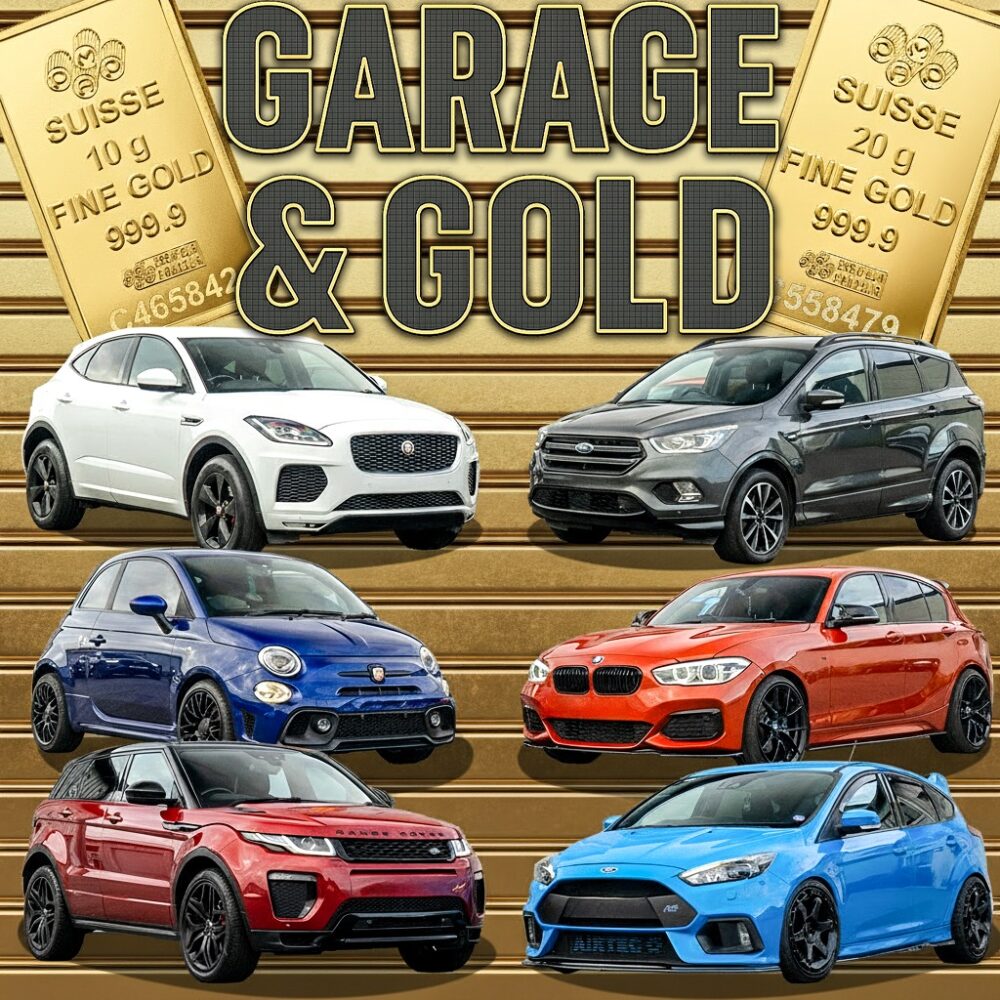 GARAGE & GOLD INSTANT WINS : 6 CARS, GOLD & £2500 END PRIZE!