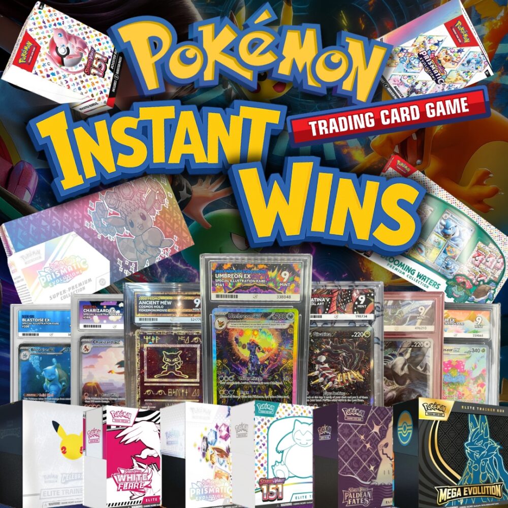 POKEMON TRADING CARD GAME INSTANT WINS + £500 END PRIZE!#3