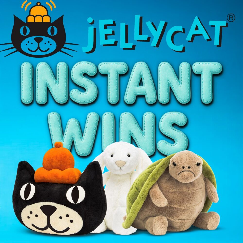 JELLYCAT INSTANT WINS + £500 END PRIZE!