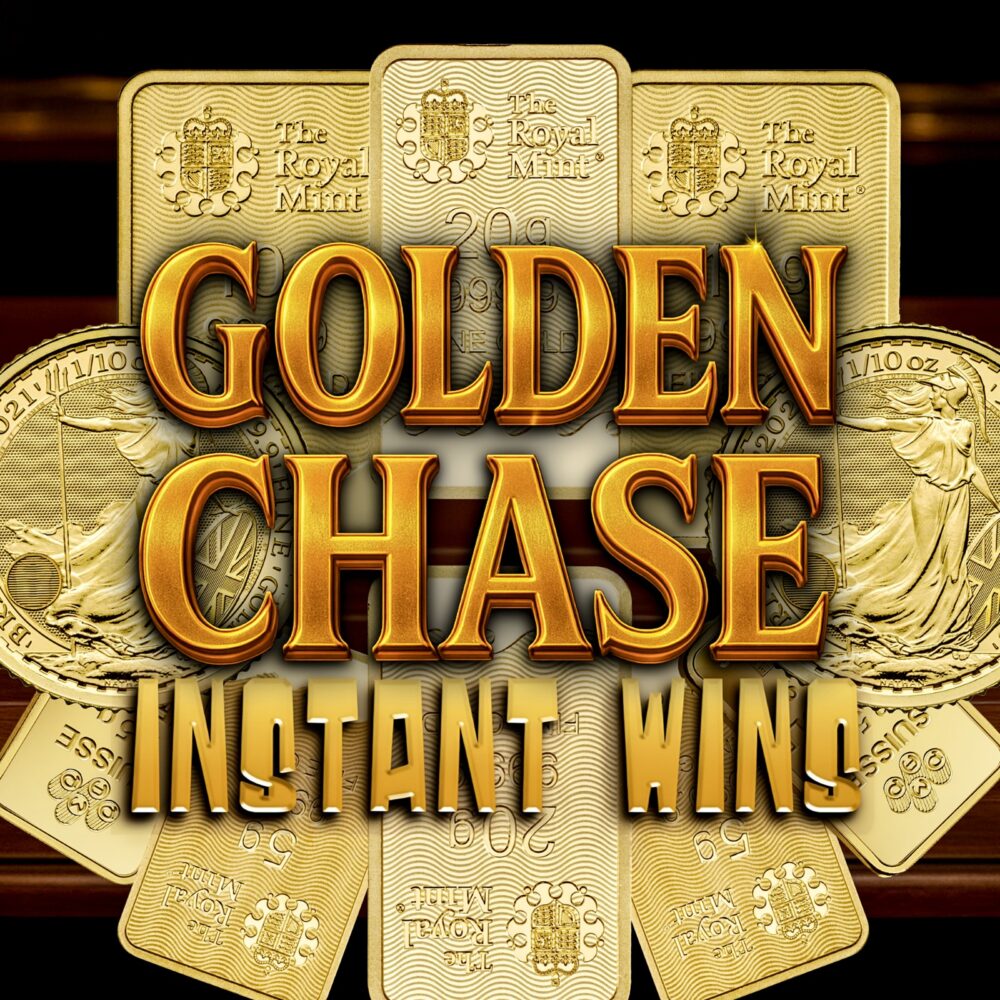 GOLDEN CHASE INSTANT WINS - WIN UP TO 20G IN GOLD INSTANTLY + £500 END PRIZE!