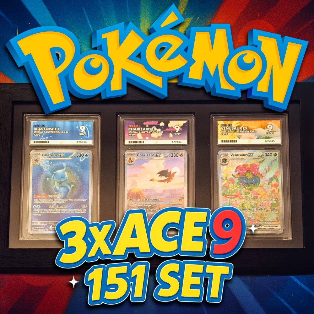 POKEMON - 3 X ACE9 151 SET!