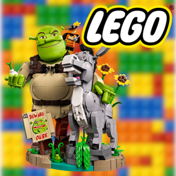 LEGO SHREK, DONKEY & PUSS IN BOOTS!
