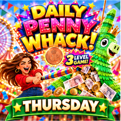 DAILY PENNY WHACK INSTANT WINS – THURSDAY 17.09.26!