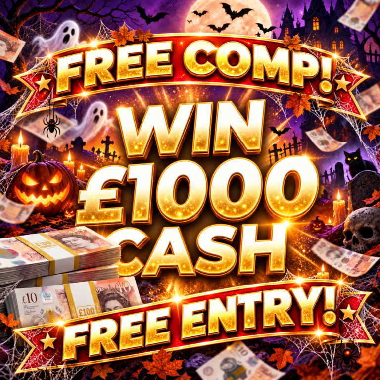FREE ENTRY – £1000 CASH FOR FREE!
